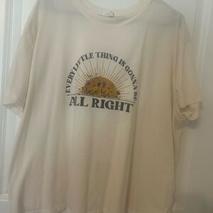 Maurices Off-White Tee 1x